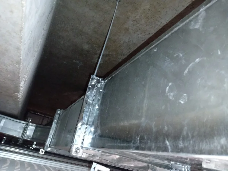 projeto de rede de dutos HVAC